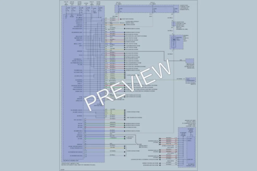 2009 Honda Element Body Control Modules wiring diagram preview