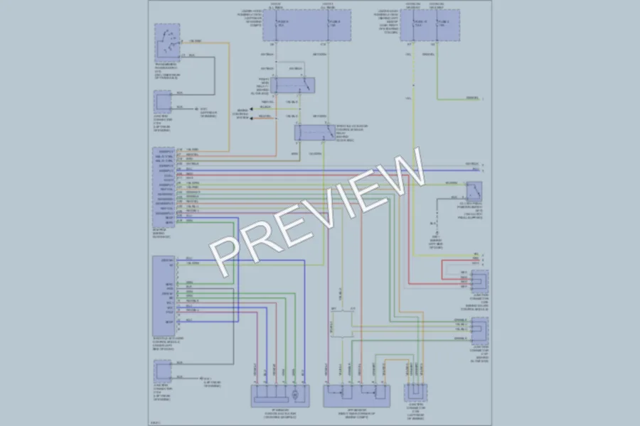 2009 Honda Element Cruise Control wiring diagram preview