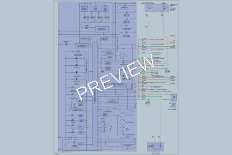 2009 Honda Element Instrument Cluster wiring diagram preview