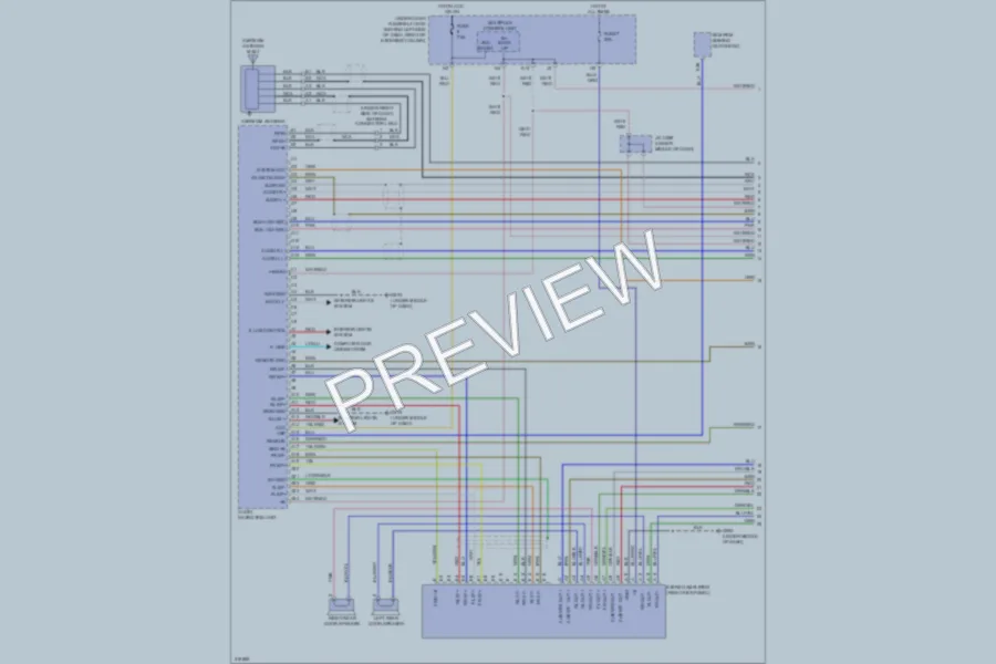 2009 Honda Element Navigation wiring diagram preview