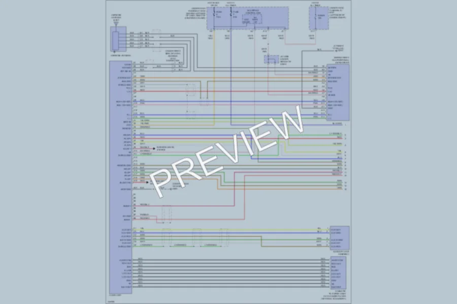 2009 Honda Element Radio wiring diagram preview