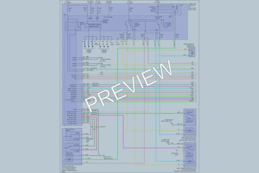 2009 Honda Fit Anti Theft wiring diagram preview