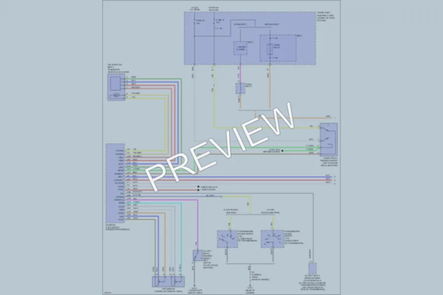 2009 Honda Fit Cruise Control wiring diagram preview