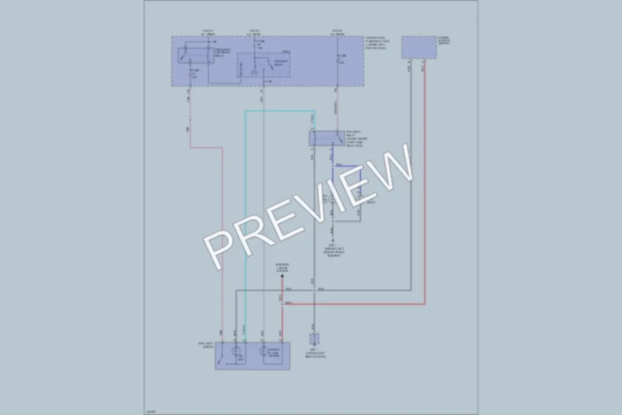 2009 Honda Fit Headlights wiring diagram preview