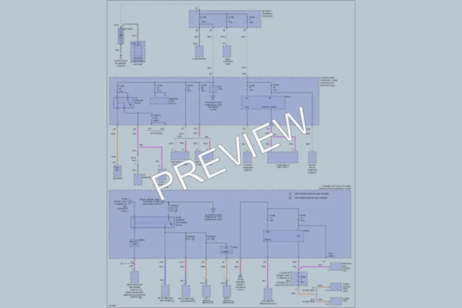 2009 Honda Fit Power Distribution wiring diagram preview