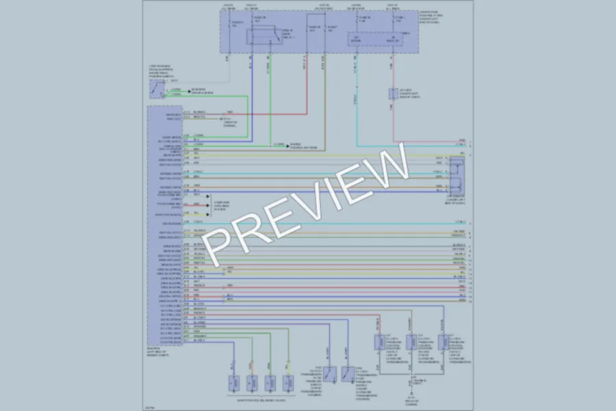 2009 Honda Fit Transmission wiring diagram preview
