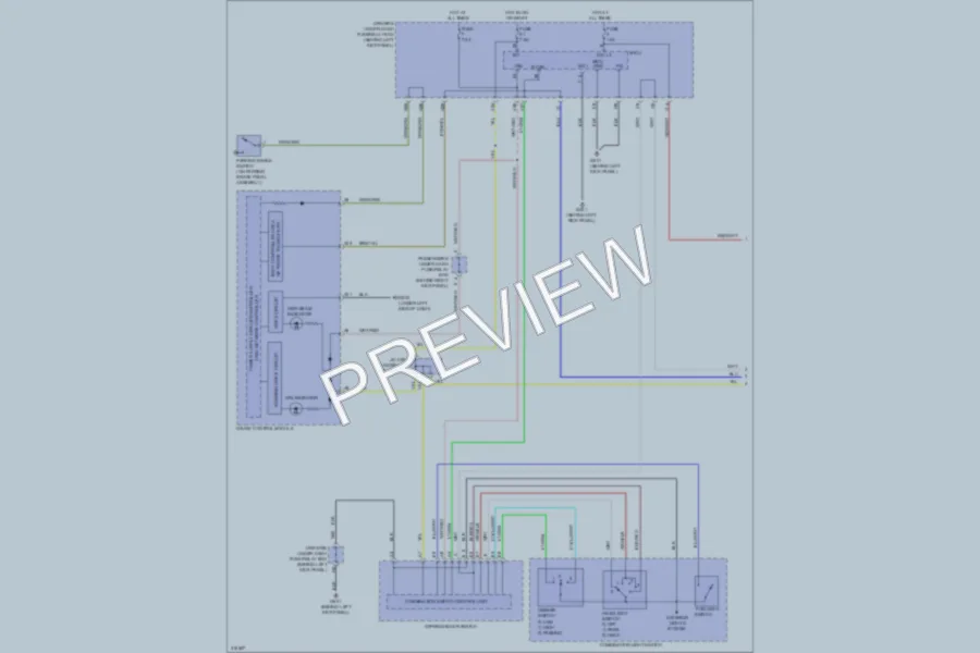 2009 Honda Odyssey Headlights wiring diagram preview