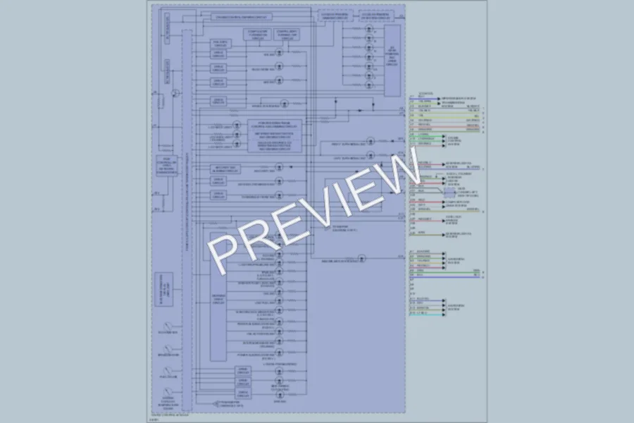 2009 Honda Odyssey Instrument Cluster wiring diagram preview