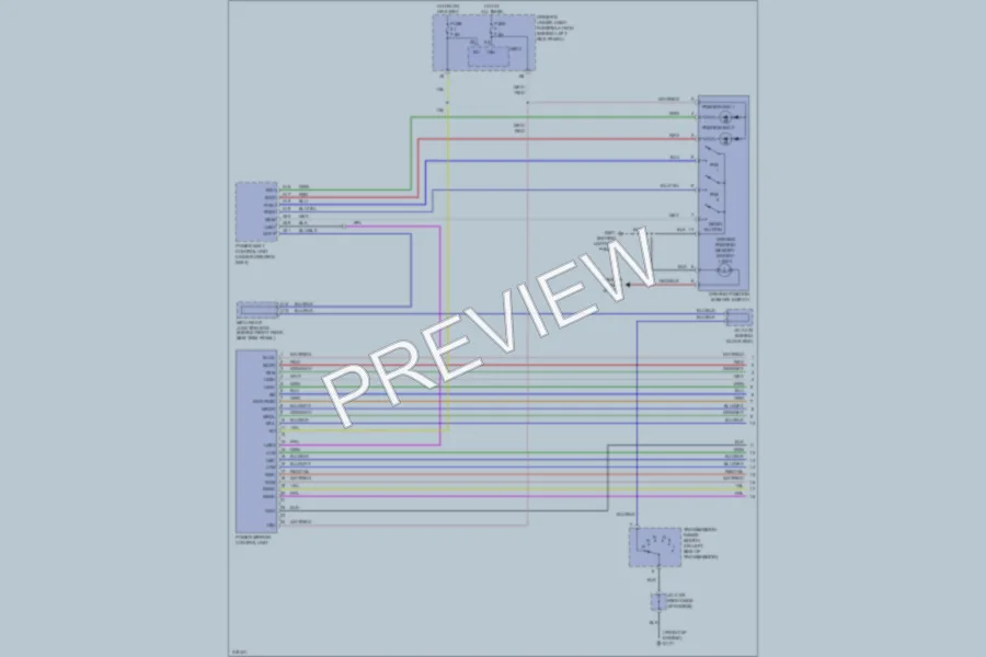 2009 Honda Odyssey Memory Systems wiring diagram preview