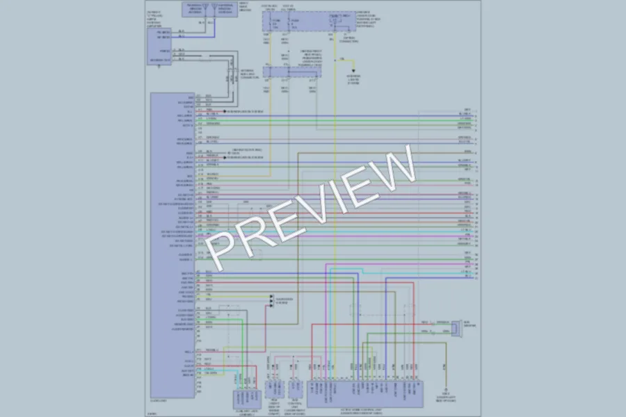 2009 Honda Odyssey Radio wiring diagram preview