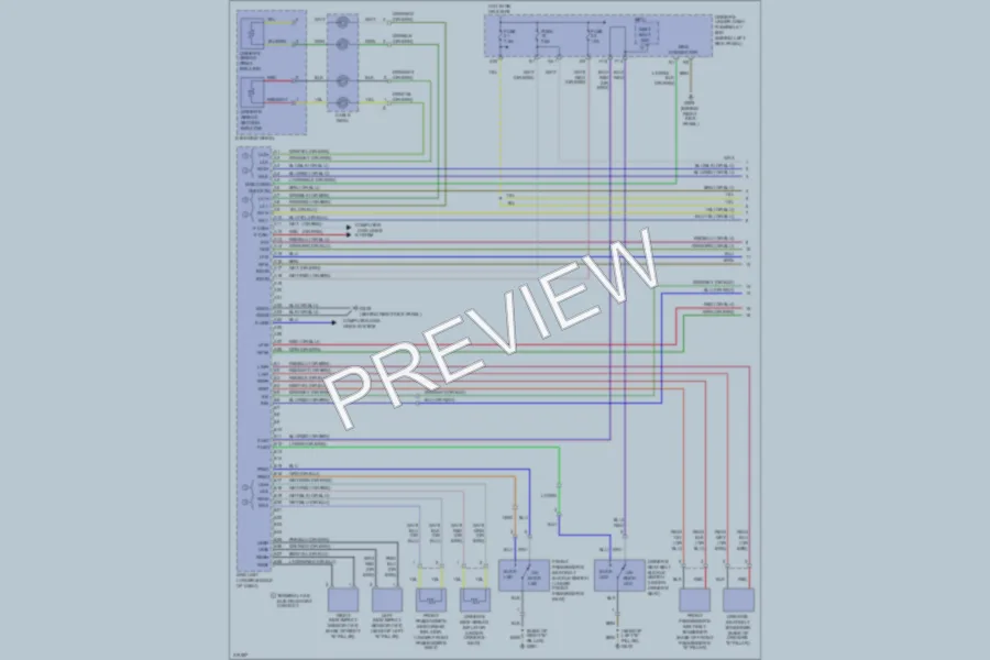 2009 Honda Odyssey Supplemental Restraints wiring diagram preview