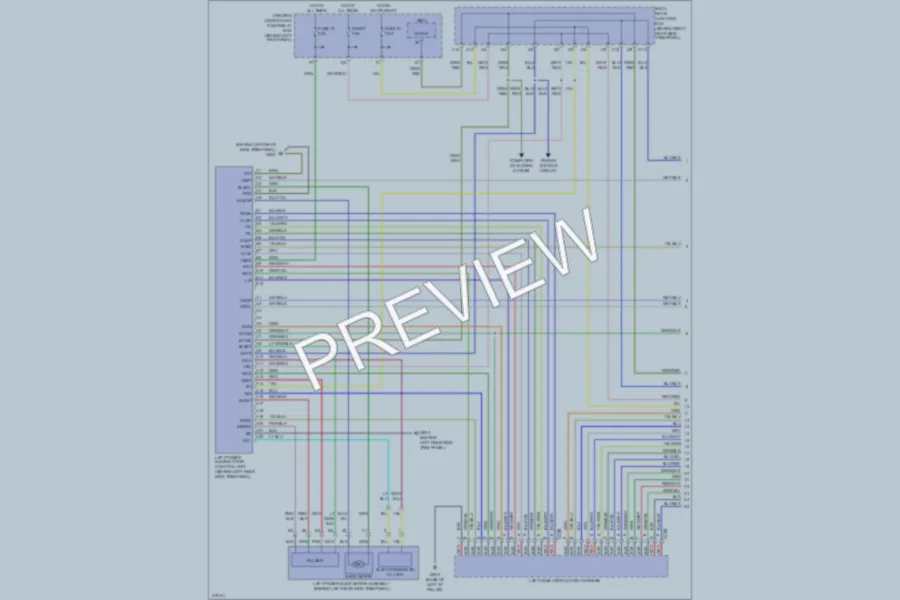2009 Honda Odyssey Trunk Tailgate Fuel Door wiring diagram preview