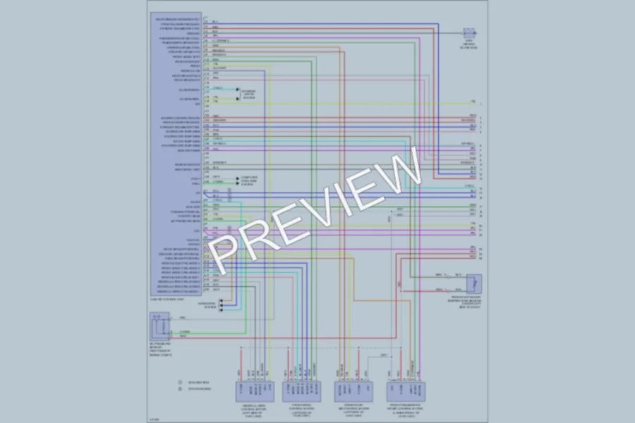 2009 Honda Pilot Air Conditioning wiring diagram preview
