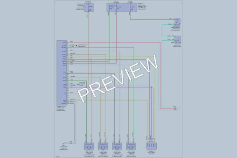 2009 Honda Pilot Anti Lock Brakes wiring diagram preview