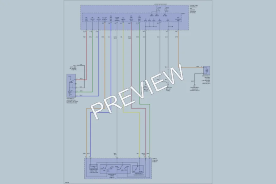 2009 Honda Pilot Wiper Washer wiring diagram preview