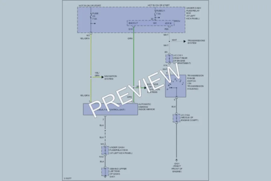 2009 Honda Ridgeline Power Mirrors wiring diagram preview