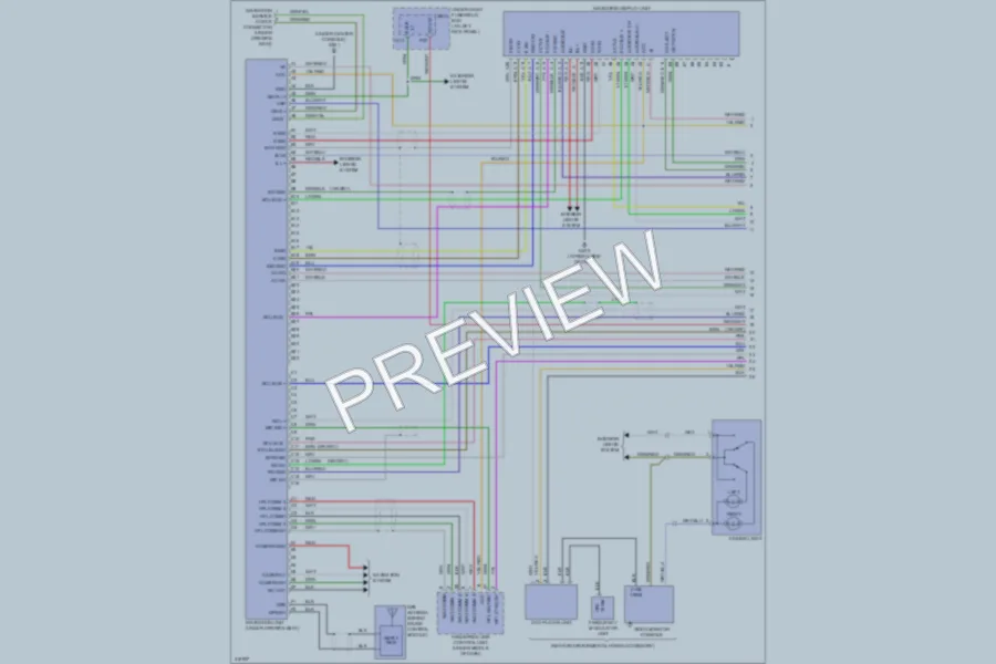2009 Honda Ridgeline Radio wiring diagram preview