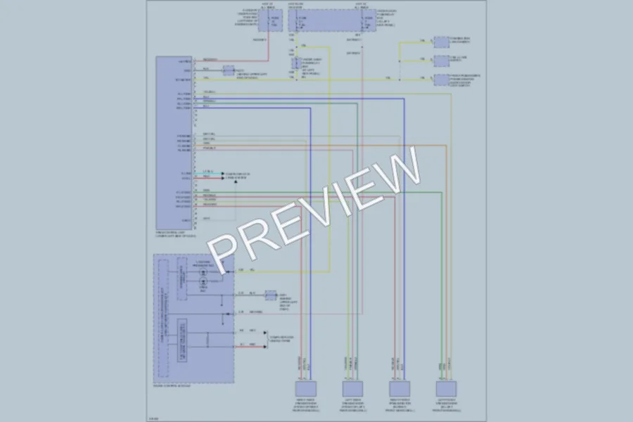 2009 Honda Ridgeline Warning Systems wiring diagram preview