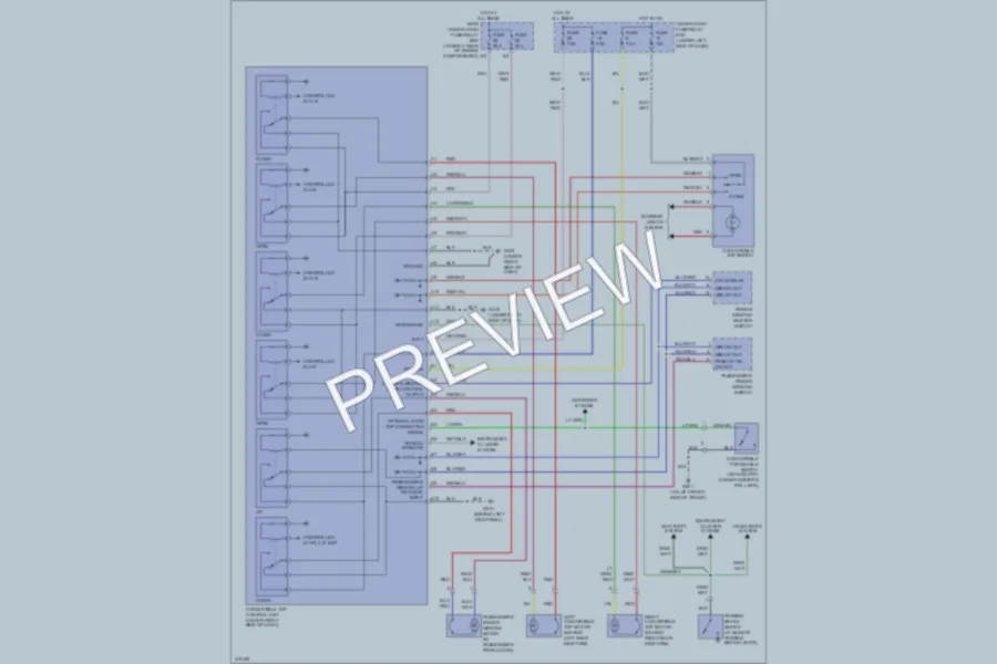 2009 Honda S2000 Power Top Sunroof wiring diagram preview