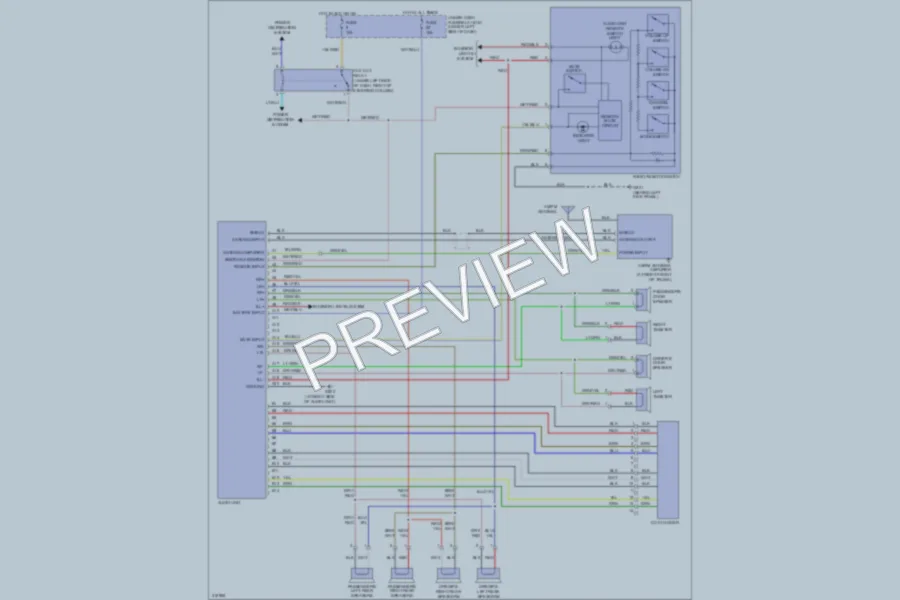 2009 Honda S2000 Radio wiring diagram preview