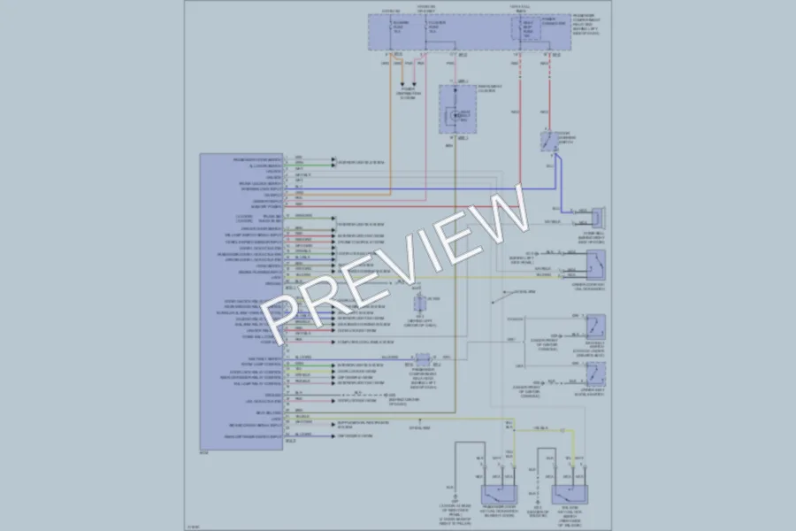 2009 Hyundai Accent Body Control Modules wiring diagram preview