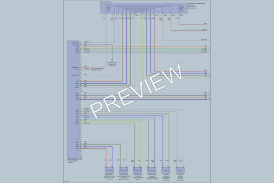 2009 Hyundai Accent Supplemental Restraints wiring diagram preview