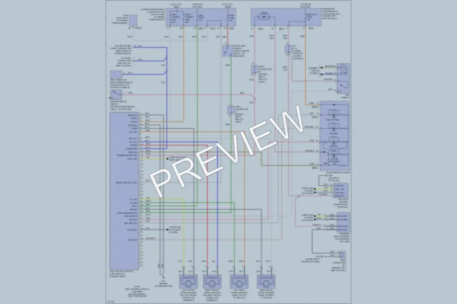 2009 Hyundai Azera Anti Lock Brakes wiring diagram preview