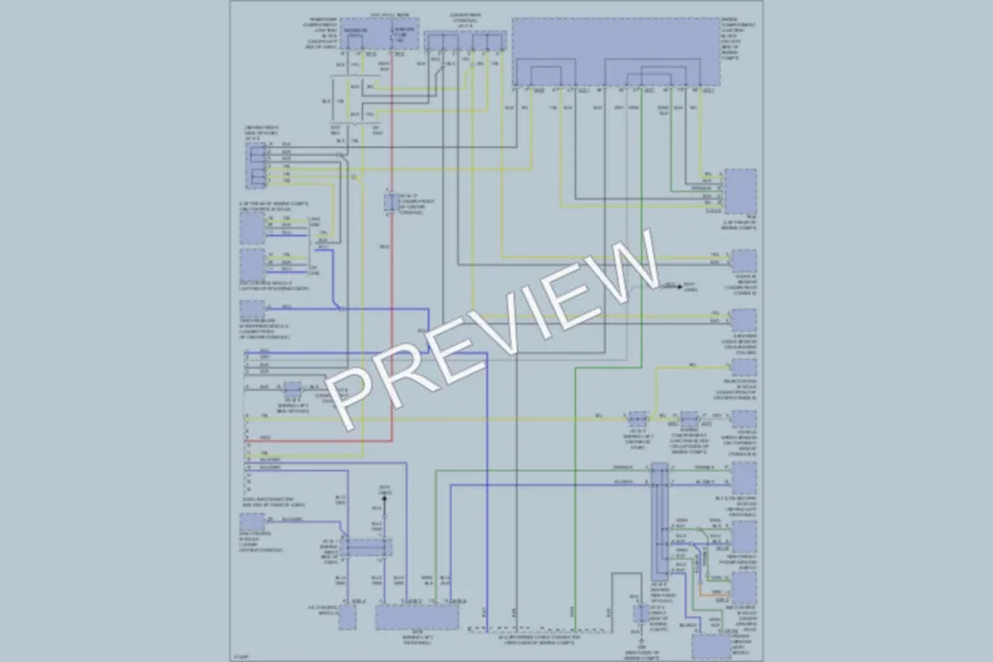2009 Hyundai Azera Computer Data Lines wiring diagram preview
