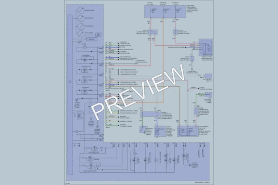 2009 Hyundai Azera Instrument Cluster wiring diagram preview