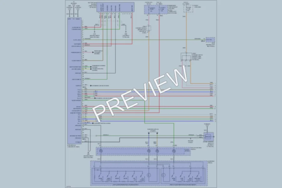 2009 Hyundai Azera Radio wiring diagram preview