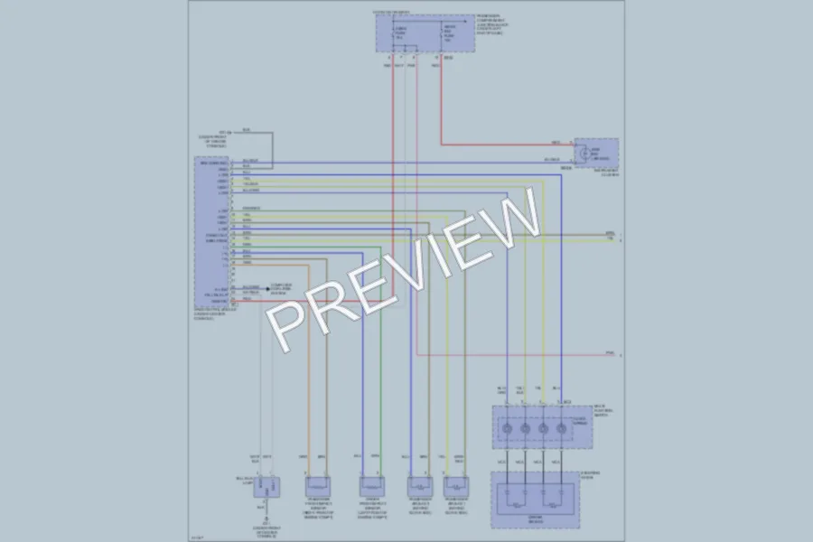 2009 Hyundai Azera Supplemental Restraints wiring diagram preview