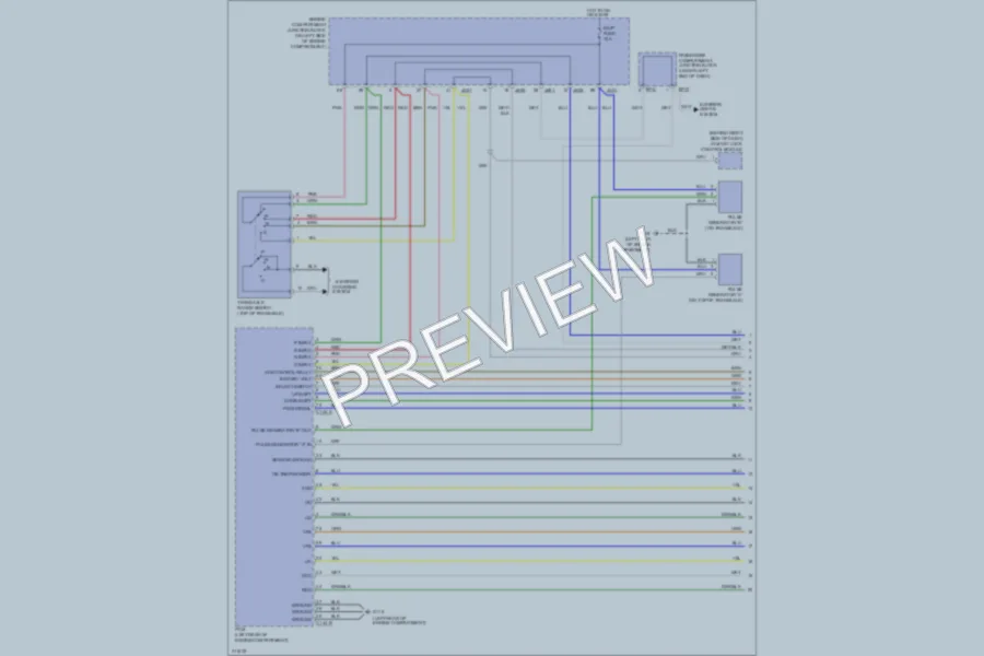 2009 Hyundai Azera Transmission wiring diagram preview