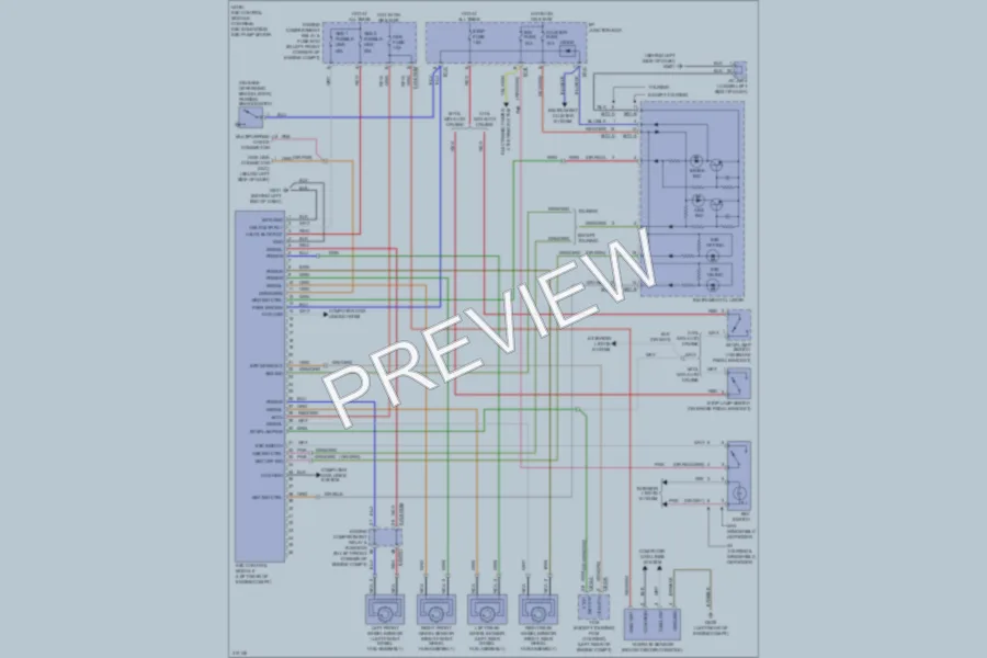 2009 Hyundai Elantra Anti Lock Brakes wiring diagram preview