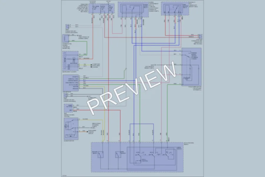 2009 Hyundai Elantra Wiper Washer wiring diagram preview