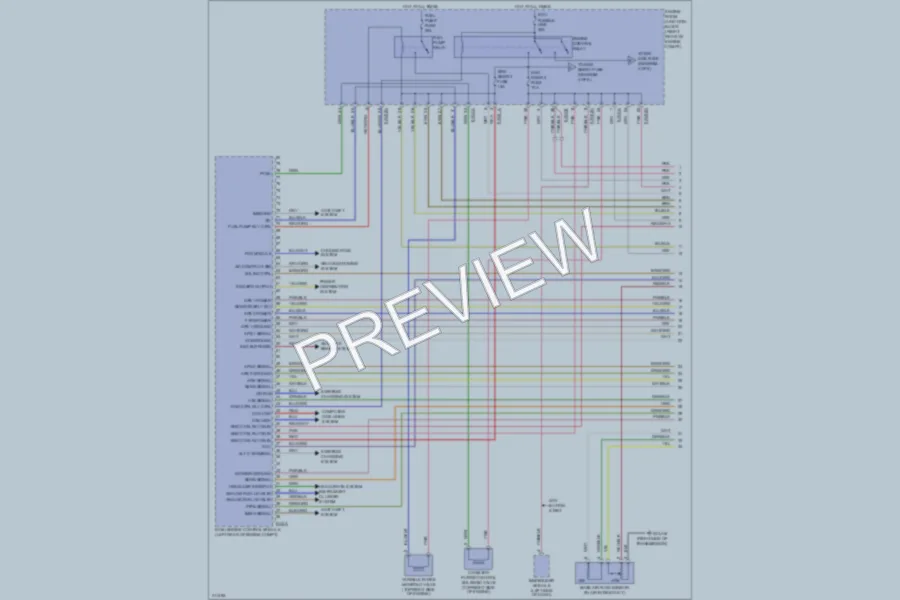 2009 Hyundai Genesis Engine Performance wiring diagram preview