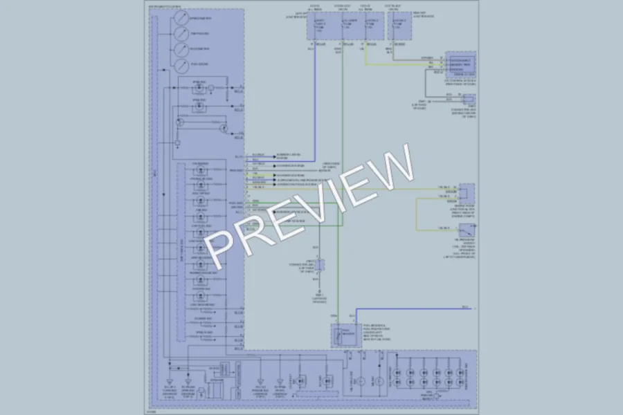 2009 Hyundai Genesis Instrument Cluster wiring diagram preview