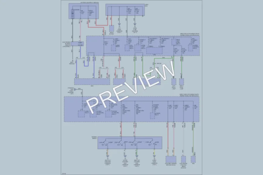 2009 Hyundai Genesis Power Distribution wiring diagram preview