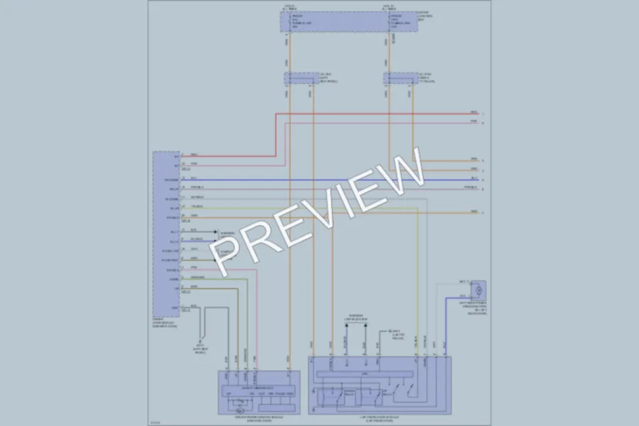 2009 Hyundai Genesis Power Windows wiring diagram preview