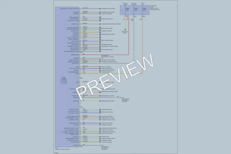 2009 Hyundai SantaFe Body Control Modules wiring diagram preview