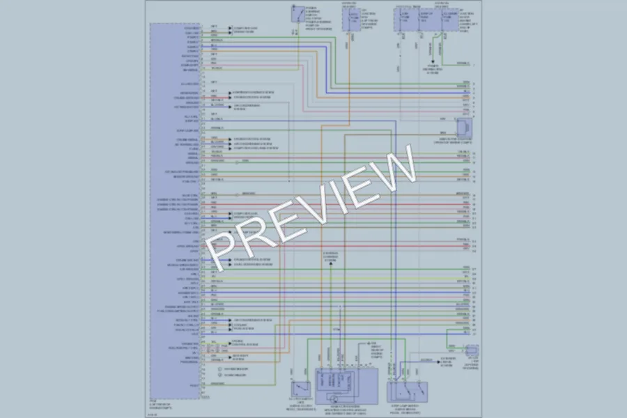 2009 Hyundai SantaFe Engine Performance wiring diagram preview