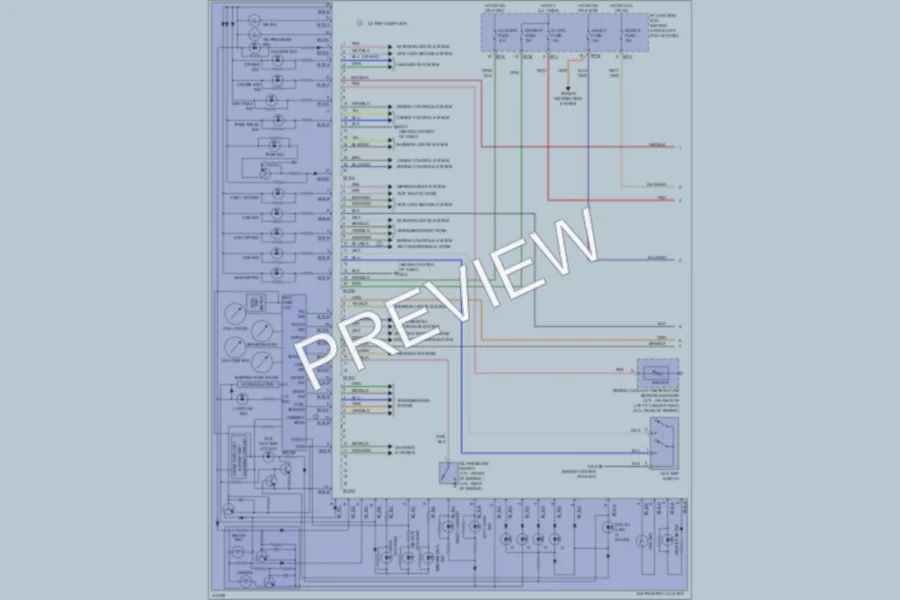 2009 Hyundai SantaFe Instrument Cluster wiring diagram preview