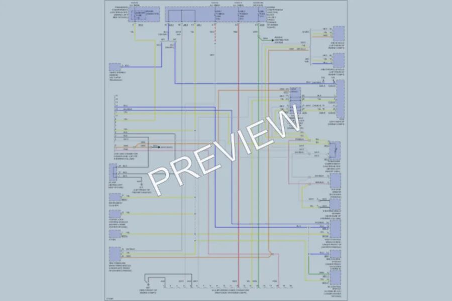 2009 Hyundai Sonata Computer Data Lines wiring diagram preview