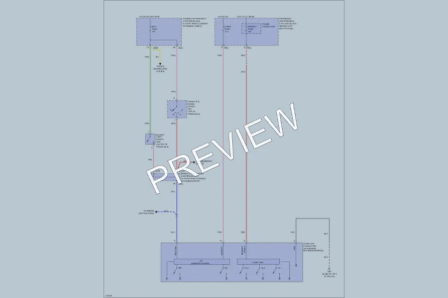 2009 Hyundai Sonata Power Mirrors wiring diagram preview