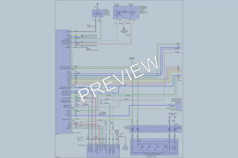 2009 Hyundai Sonata Radio wiring diagram preview