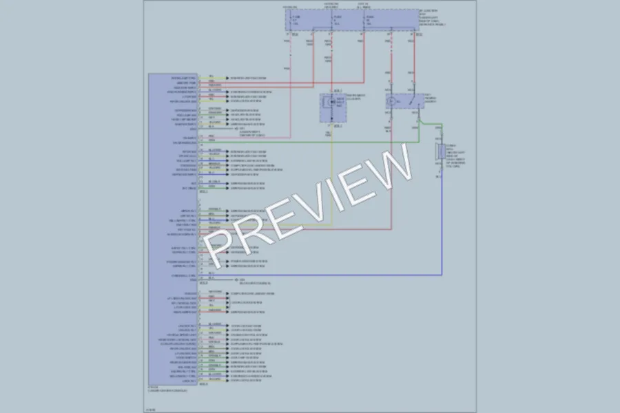 2009 Hyundai Tucson Body Control Modules wiring diagram preview