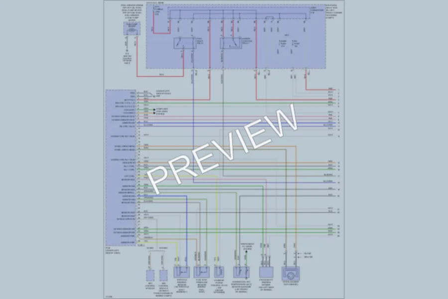 2009 Hyundai Tucson Engine Performance wiring diagram preview