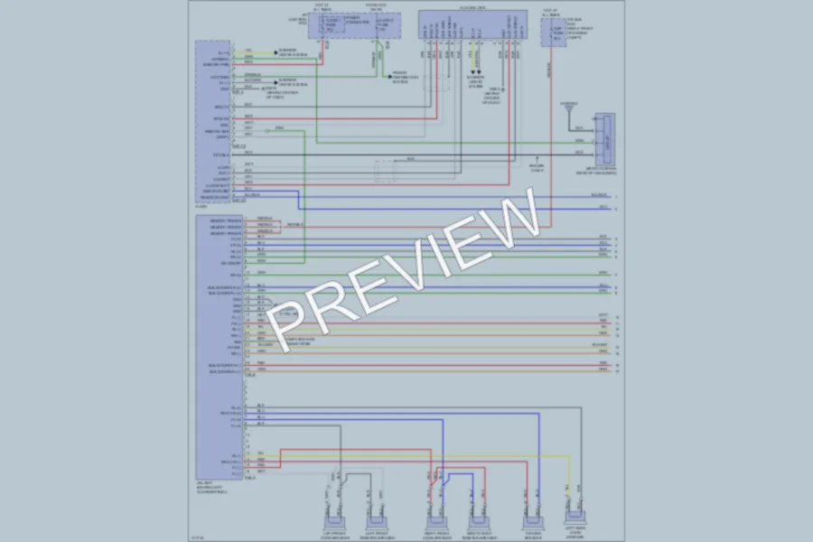 2009 Hyundai Veracruz Radio wiring diagram preview