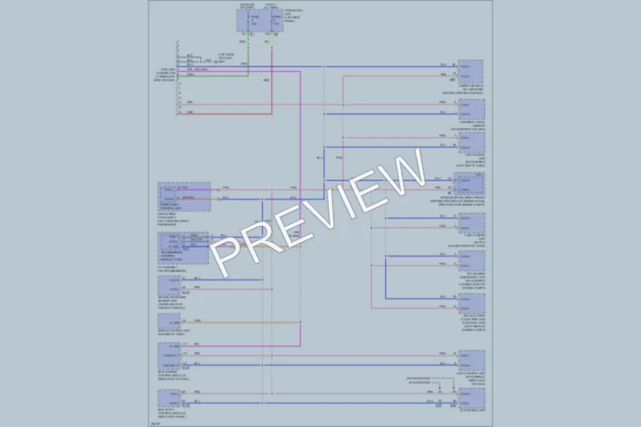 2009 Infiniti EX35 Computer Data Lines wiring diagram preview