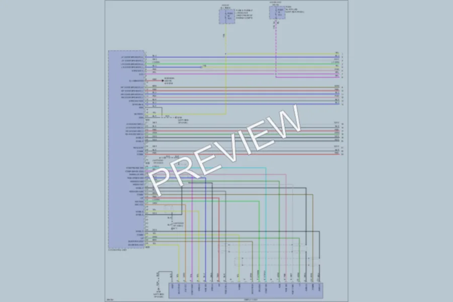 2009 Infiniti EX35 Radio wiring diagram preview