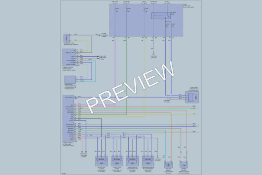2009 Infiniti FX35 Air Conditioning wiring diagram preview